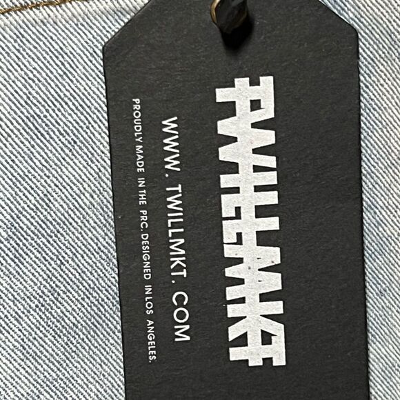 NWT Rare Twillmkt Custom Cross Patch Vintage Wash Jeans Mens 36W/31 - Picture 4 of 5
